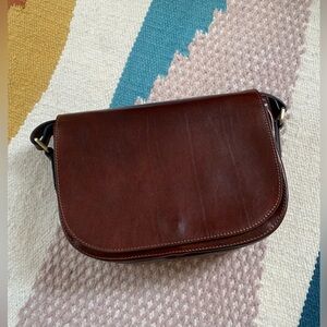 Italian Leather Crossbody Purse